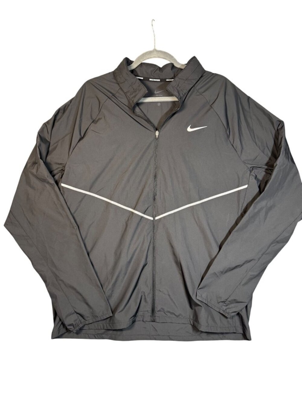 Nike Miler Men's Repel UV Protection Running Hooded Jacket Size XL